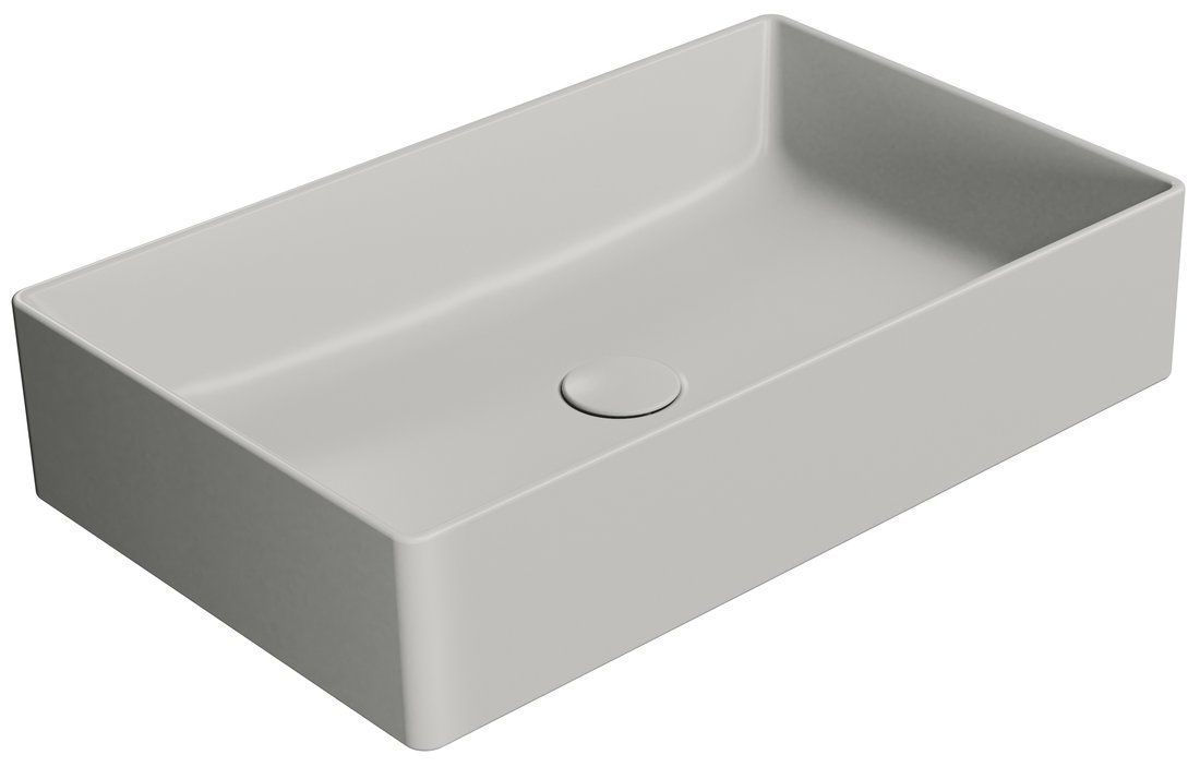 GSI Kube X Umyvadlová mísa 60x37cm, cenere mat 945317