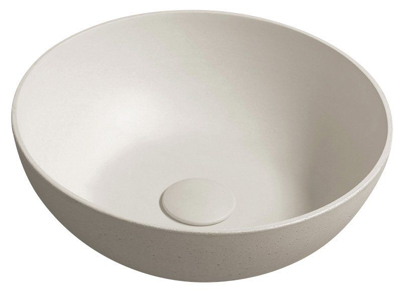 Sapho Formigo Okrúhle umývadlo 39 cm, piesok matný FG314