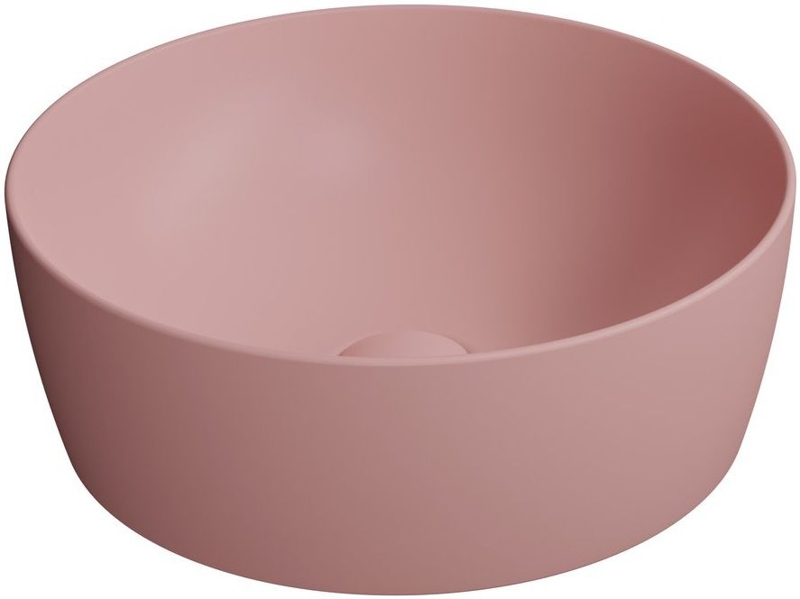 GSI Nubes Umyvadlo na desku průměr 40 cm, blush mat 903924