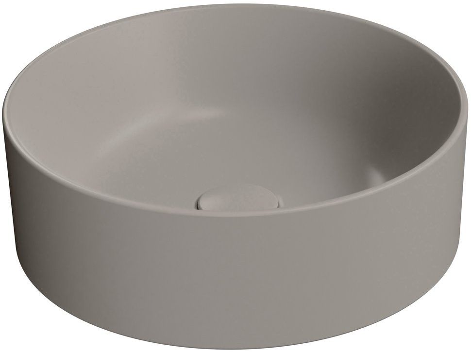GSI Kube X Kulatá umyvadlová mísa 40cm, tortora mat 942605