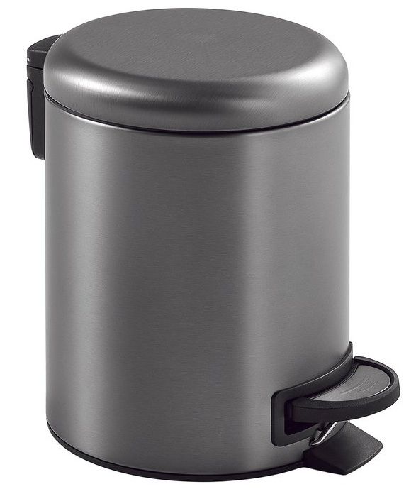 Gedy Potty Odpadkový kôš 3 l SoftClose, gun metal 320981