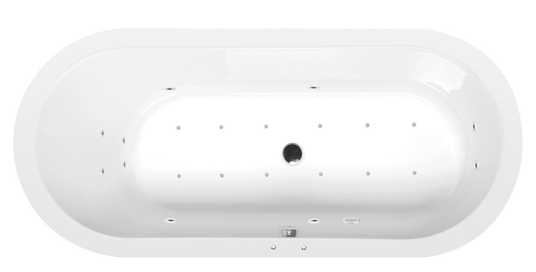 Polysan 35611.2010 Hydromasážna vaňa 165x75x48cm, Active Hydro-Air, chróm