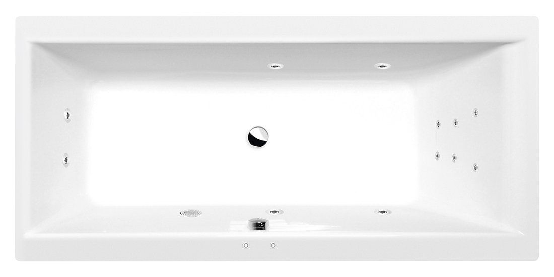 Polysan Cleo Hydromasážna vaňa 150x75x48 cm, Attraction Hydro, biela 27611.3010