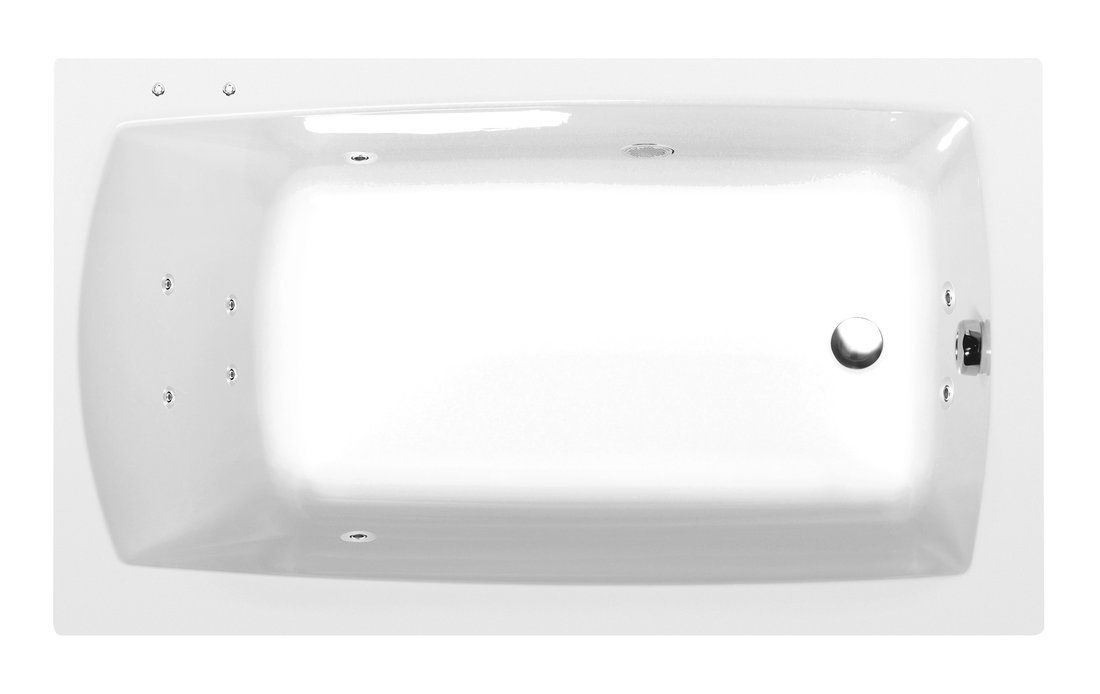 Polysan 72201.1010 Hydromasážna vaňa 140x70x39cm, Active Hydro, chróm