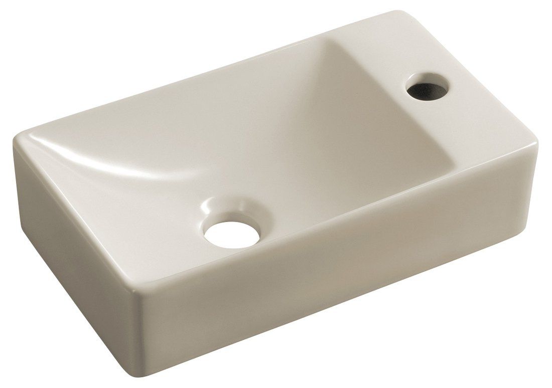 Sapho Margitha Umývátko 38 cm, otvor pro baterii vpravo, ivory MGT38221