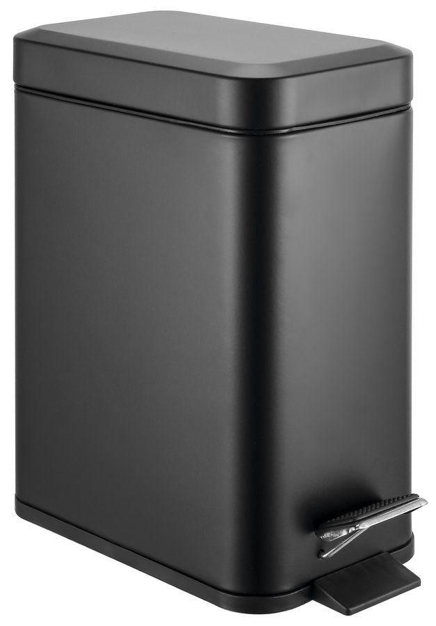 Aqualine Simple Line Odpadkový kôš 5 l, matná čierna GAQ005B