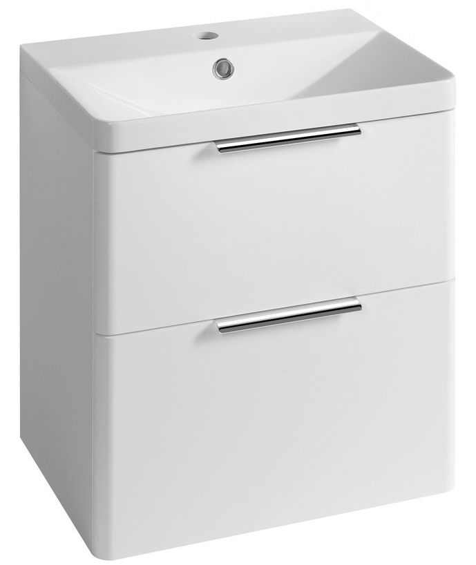 Aqualine Deneb Skříňka pod umyvadlo 50,5x55x34,5 cm, bílá mat DN254