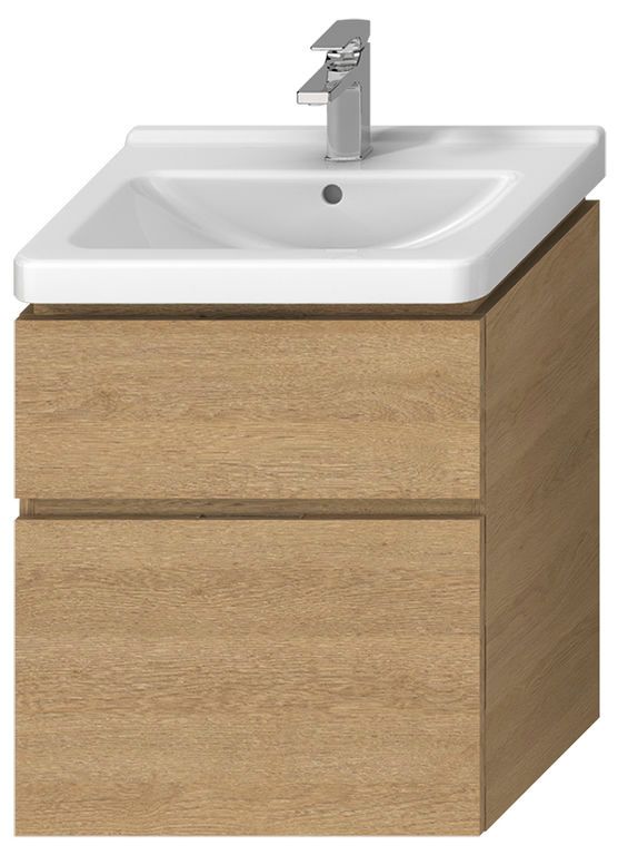 Jika Cubito Pure skrinka pod umývadlo 2 zásuvky dub 60 cm - H40J4234025191