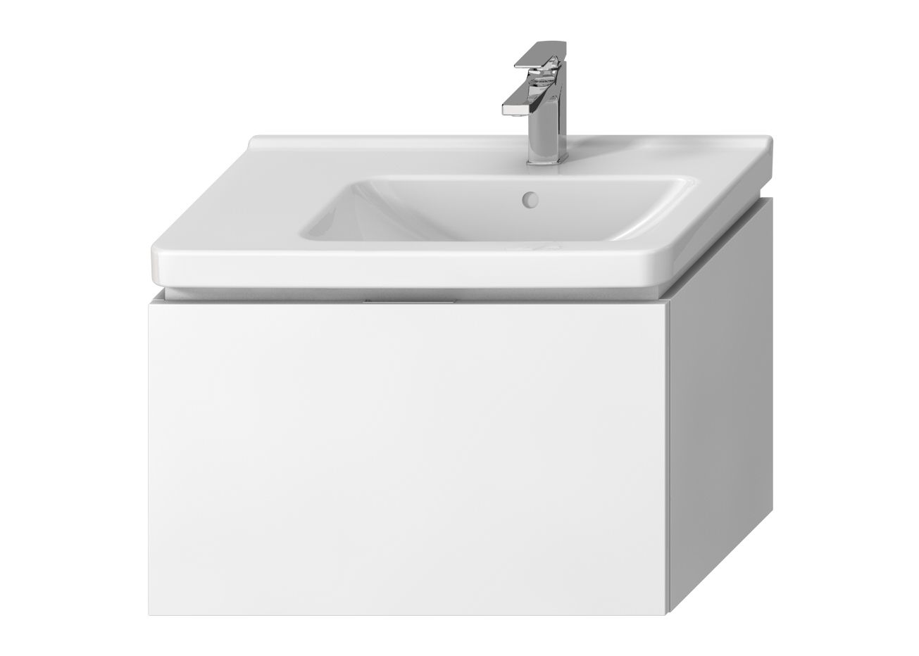 Jika Cubito Pure Skrinka s umývadlom 75 cm ľavá biela