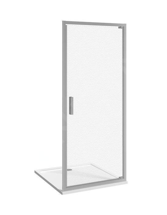 Jika Nion Jednokrídlové otočné sprchové dvere, 90 cm, strieborná/sklo arctic H2542N20026661