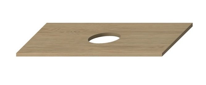 Jika Mio-N Vrchní deska skříňky pod umyvadlo 76 cm s otvorem pro sifon, jasan H46J7130013421