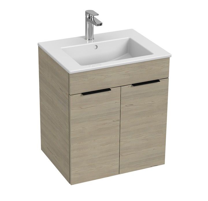 Jika Skrinka Cube s umývadlom 55 cm, jaseň H4536111765141