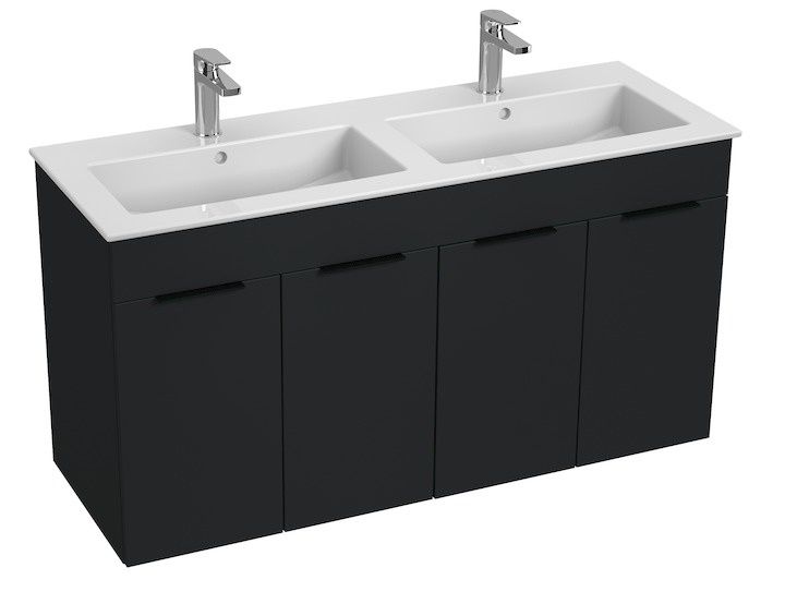 Jika Skriňa s dvoma zásuvkami 120 cm, antracitový mat H4536611763521