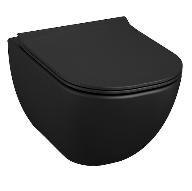 Jika Mio-N WC závěsné, matná černá H8207147160001