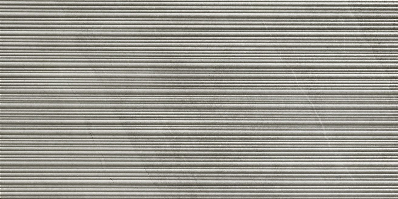 Impronta Italgraniti Shale decor 30x60 greige ribbed