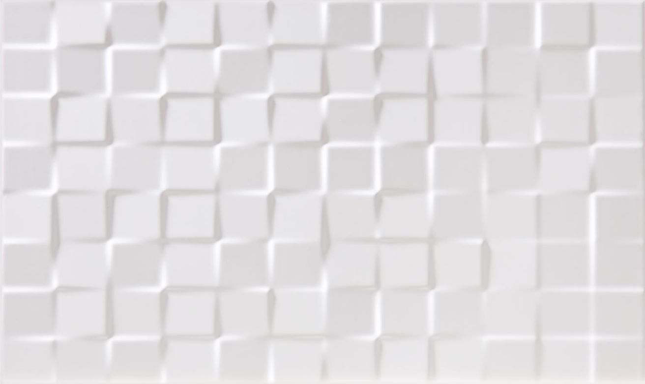 EBS Blanco dekor 33,3x55 biely lesklý