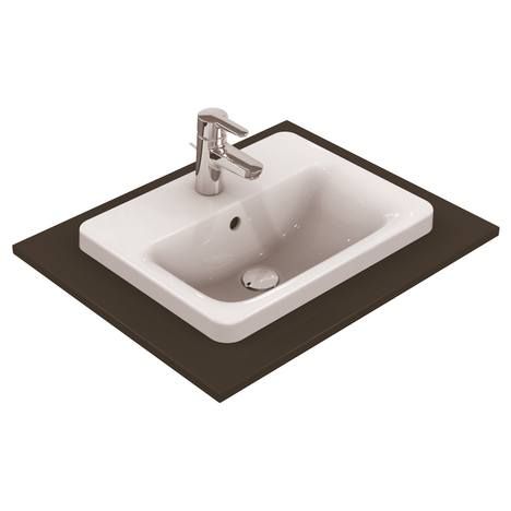 Ideal Standard Connect Zapustené umývadlo obdĺžnik 50 cm, 1 otvor na batériu E504301
