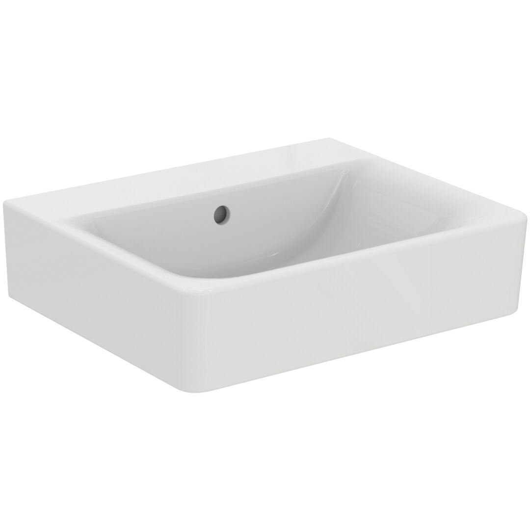 Ideal Standard Connect Umývadlo 55 cm, s prepadom, bez otvoru pre batériu E811101