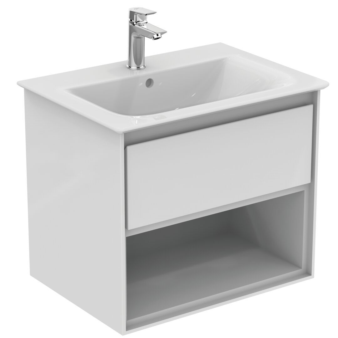 Ideal Standard Connect Air Skrinka pod umývadlo, 60x44x52 cm, lesklá biela E0826B2