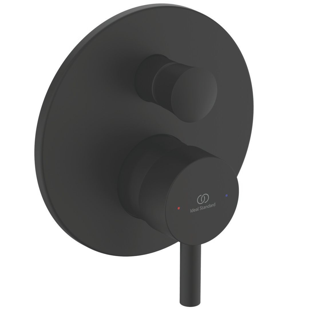 Ideal Standard Ceraline Vaňová batéria, bez telesa, matná čierna BD139XG