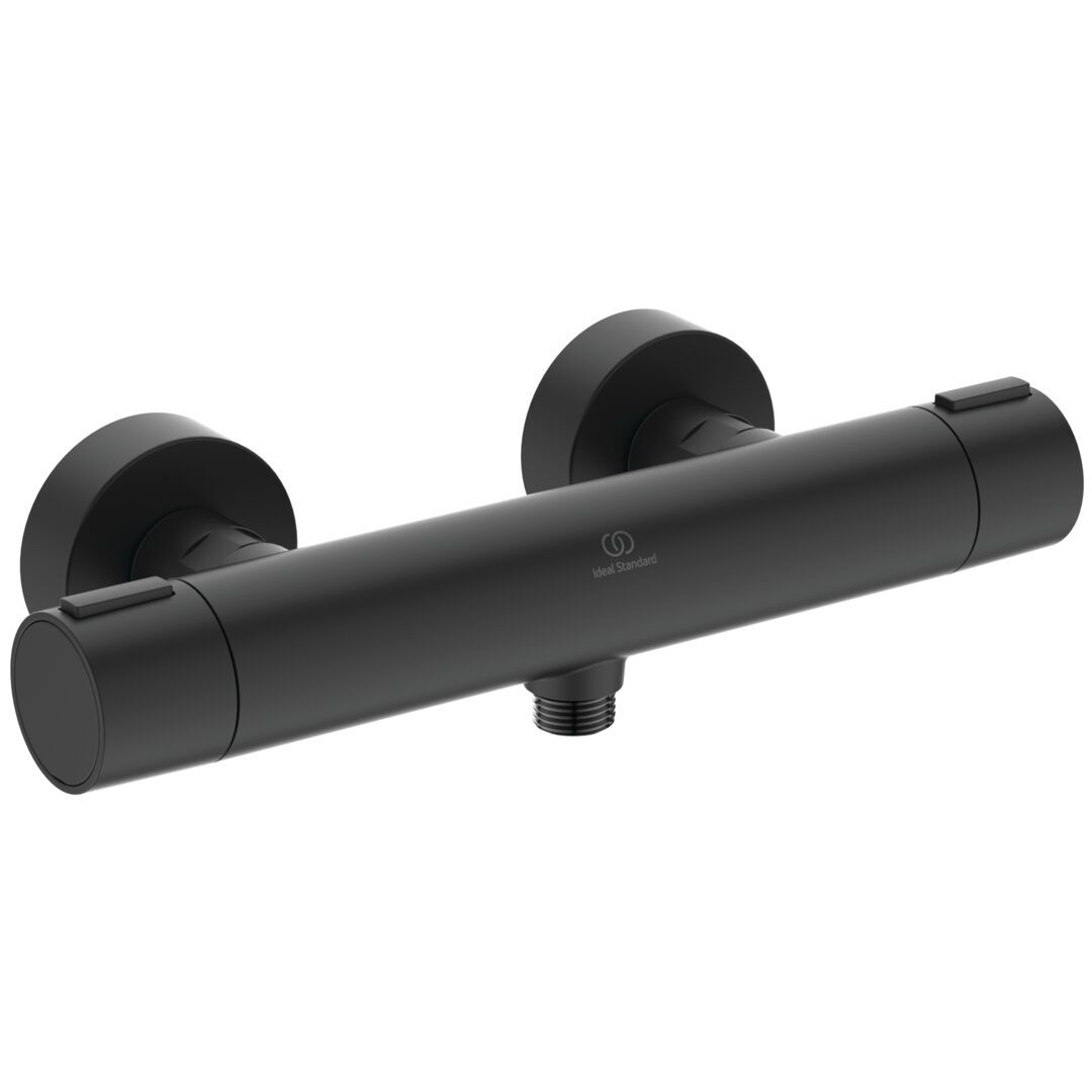 Ideal Standard Ceratherm ALU+ Sprchová termostatická batéria, zamatovo čierna BD582XG