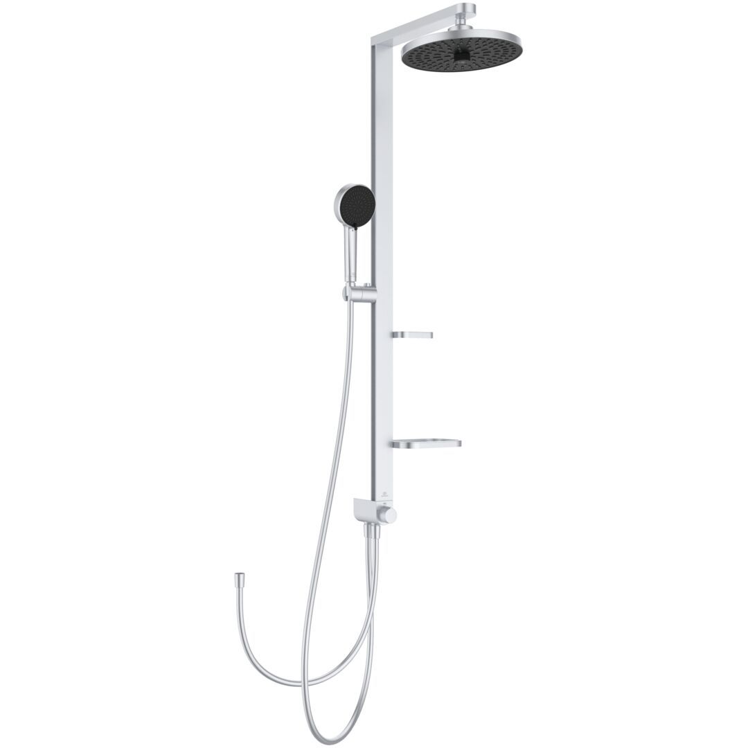 Ideal Standard ALU+ Sprchový systém Ceraflow s prepínačom, strieborný BD585SI