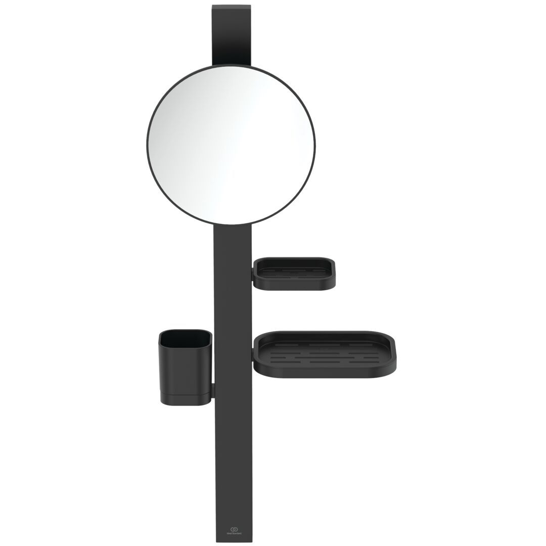 Ideal Standard ALU+ Kozmetické zrkadlo S, zamatovo čierne BD589XG