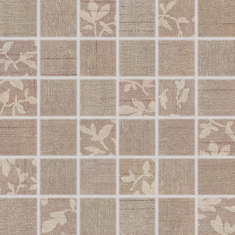 Rako Textil WDM05103 mozaika 4,7x4,7 hnedá zmes