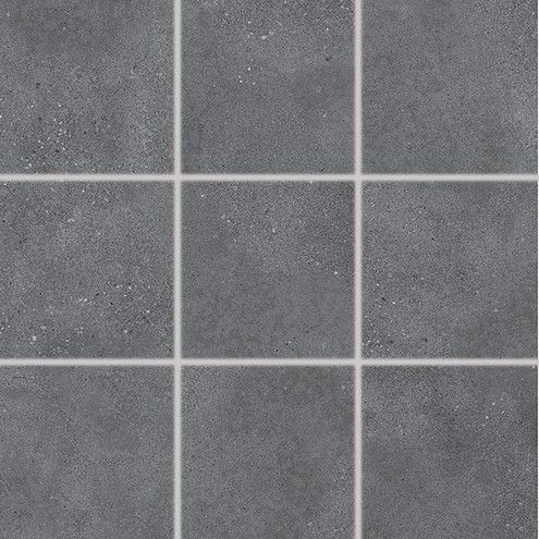 Rako Betonico DAK12792 dlaždice 10x10 čierna obdĺžniková.