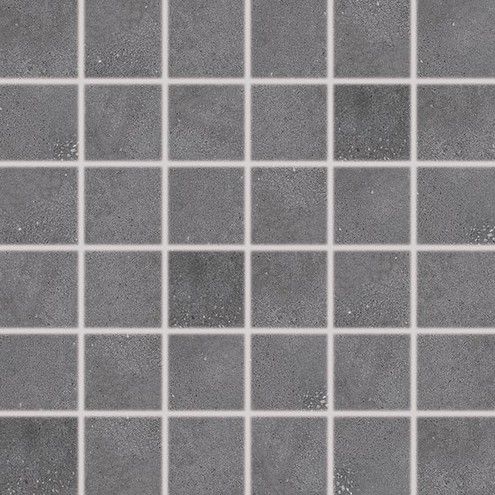 Rako Betonico DDM06792 mozaiková súprava 30x30 cm 5x5 čierna