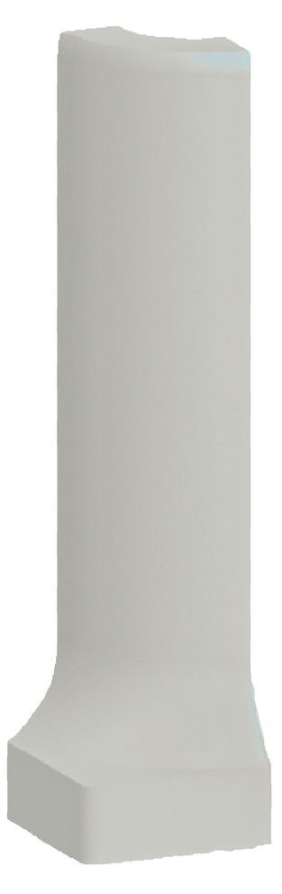 Rako Taurus Color TSERB003 sokl s požlábkem - vnější roh 2,3x9 světle šedý