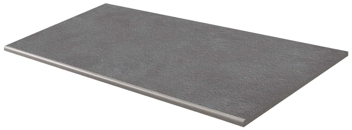 Rako Betonico Outdoor DCHV6792 schodovka reliéfní 60x120 černá rekt. 2 cm