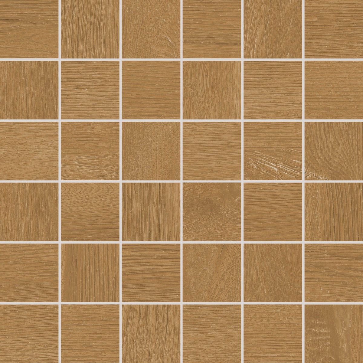 Rako Plank DDM05895 mozaika 30x30 heavy hnědá rekt.