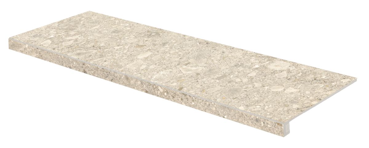 Rako Rave DCFVD901 schodová tvarovka 30x120 malt béžová rekt.