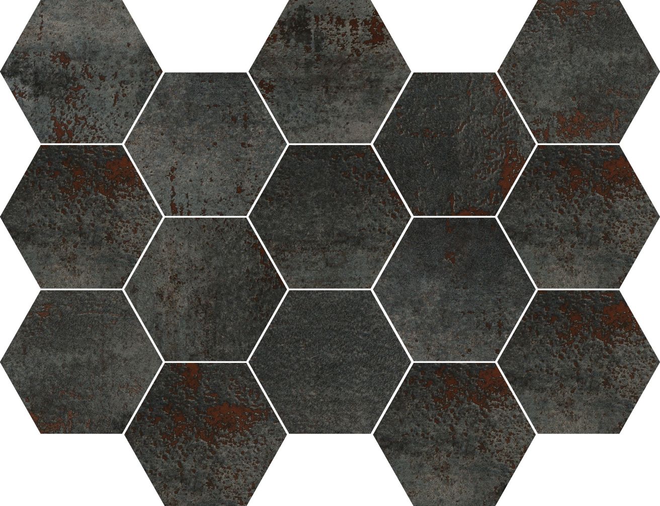 EBS Metalo hexagon 22,5x32,5 titanium