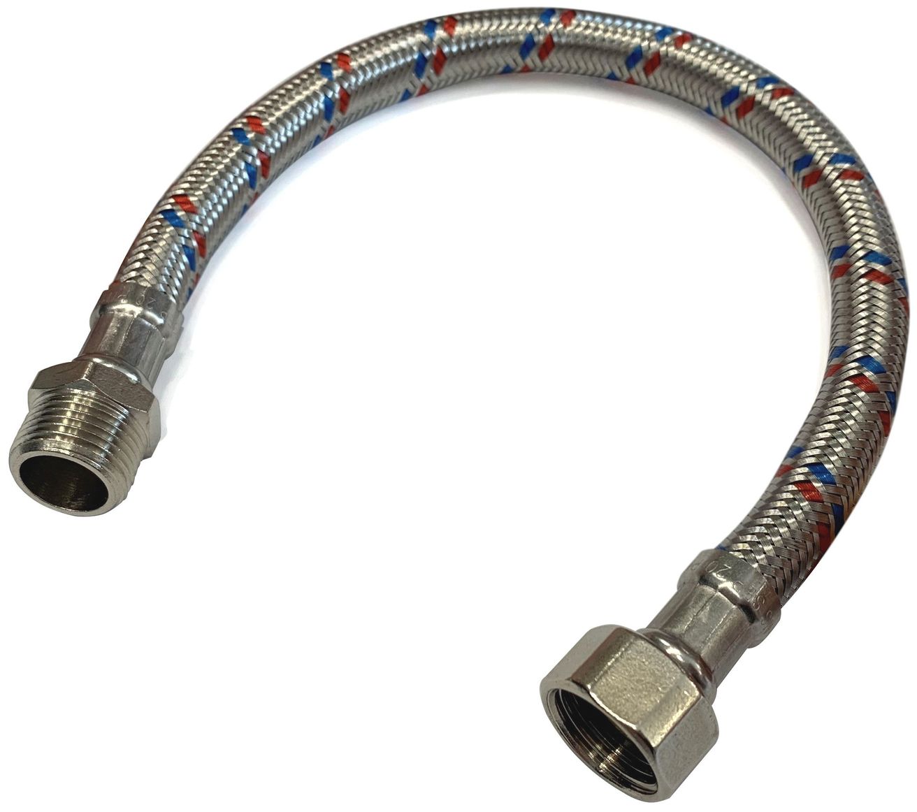 Novaservis Hadica z nehrdzavejúcej ocele W3/8" x M3/8" 50 cm 111/50