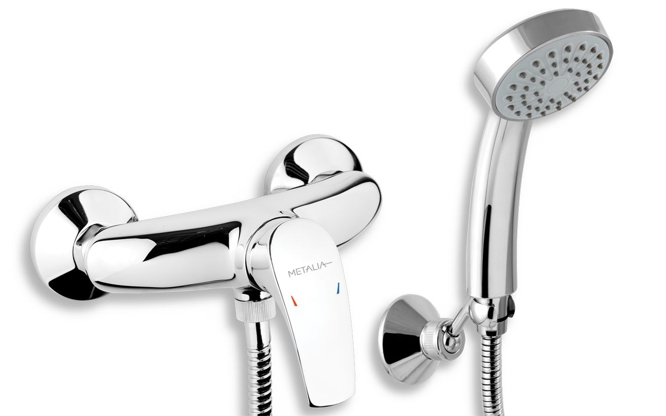 Novaservis Metalia 57 Sprchová batéria s príslušenstvom, chróm 57060,0