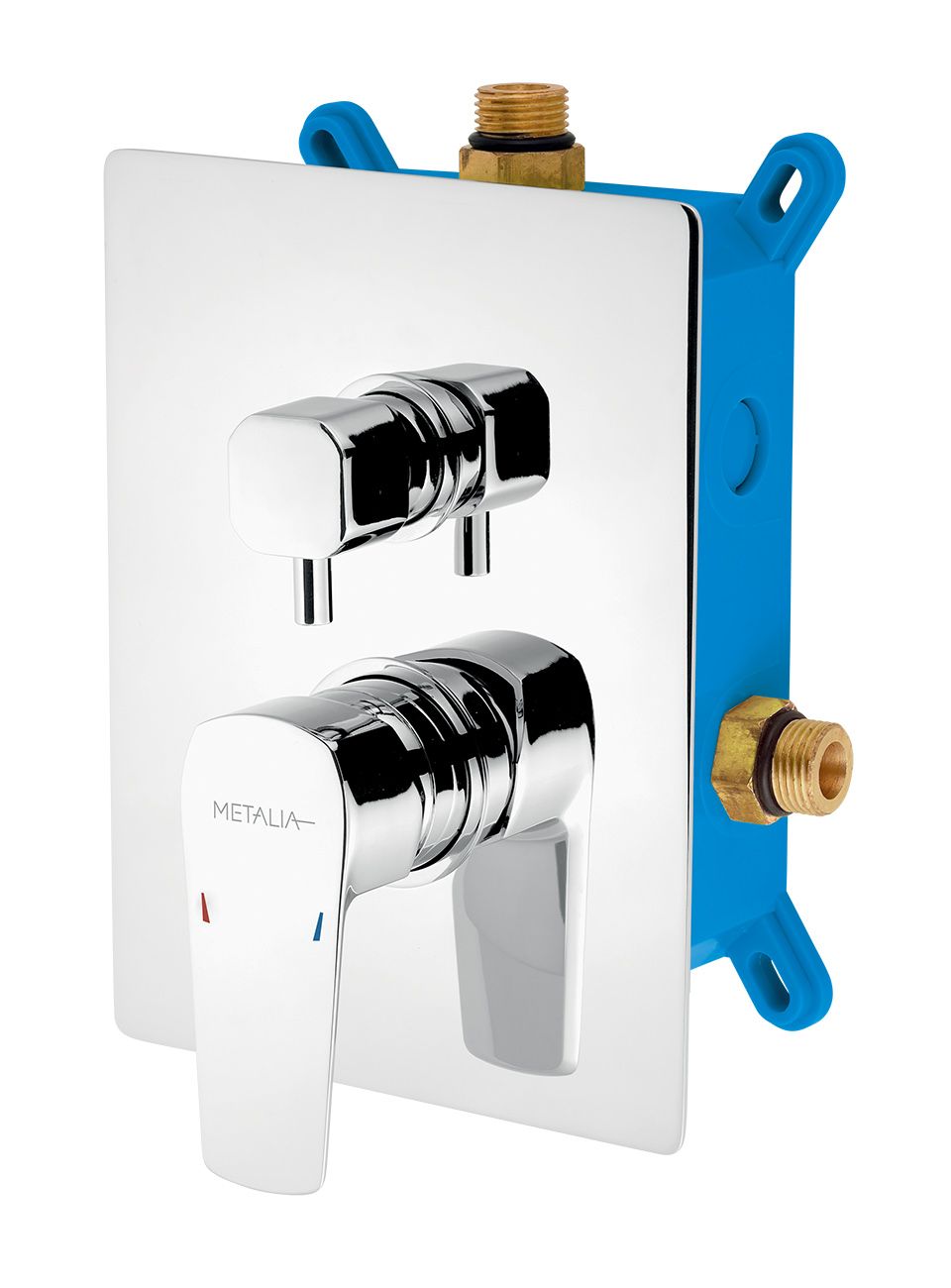 Novaservis Matalia 58 Zásuvková batéria s boxom a 2 zásuvkami BOX58051R,0