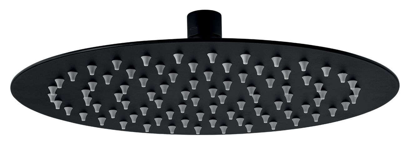 Novaservis Pevná sprcha, priemer 25 cm, čierna RUP/250,5