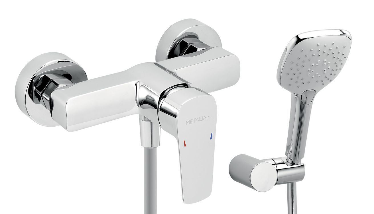 Novaservis Metalia 58 Sprchová nástenná batéria, Eco, 15 cm, chróm 58061,0