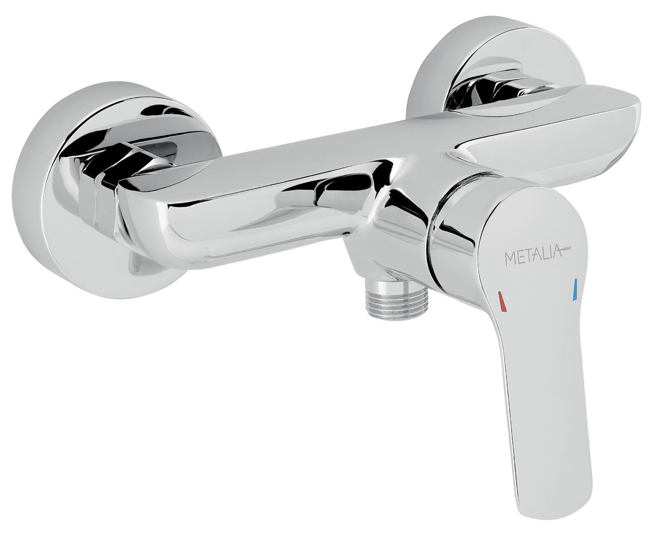 Novaservis Metalia 54 Sprchová nástenná batéria 15 cm, chróm 54061/1,0