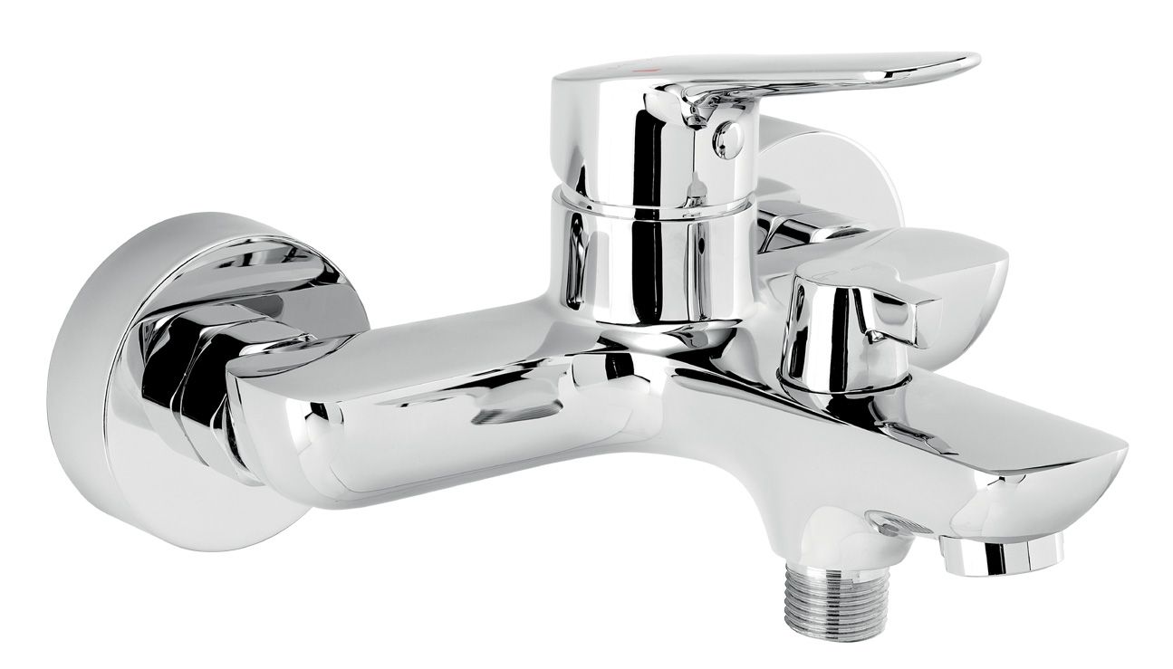 Novaservis Metalia 54 Vaňová batéria s prepínačom, chróm 54021/1,0