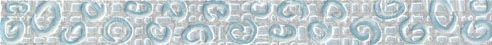 Rako Electra WLAGA002 listela 2,3x25 šedo-modrá