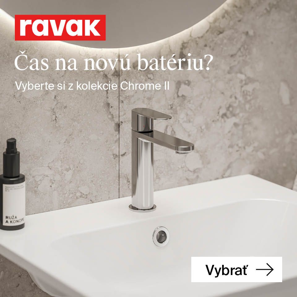 ravak koncept chrome SK baterie