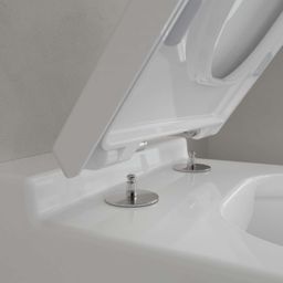 Villeroy & Boch Finion Závesné WC, DirectFlush, CeramicPlus, alpská biela 4664R0R1 - galéria #7