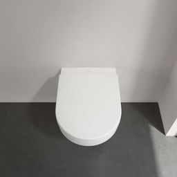 Villeroy & Boch Architectura Závesné WC s WC doskou, DirectFlush, alpská biela 4694HR01 - galéria #3