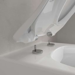 Villeroy & Boch Avento Závesné WC s WC doskou, DirectFlush, CeramicPlus, alpská biela 5656RSR1 - galéria #7