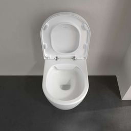 Villeroy & Boch Avento Závesné WC s WC doskou, DirectFlush, alpská biela 5656HR01 - galéria #5