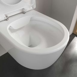 Villeroy & Boch Avento Závesné WC s WC doskou, DirectFlush, alpská biela 5656HR01 - galéria #6