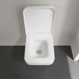 Villeroy & Boch Architectura Závesné WC s WC doskou, DirectFlush, alpská biela 5685HR01 - galéria #4